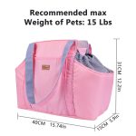 Cat/Dog Carrier Pet Travel Carrier Airline Approved for Small Pets - Image 6