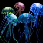 Colorful Artificial Glowing Effect Jellyfish Fish Tank Aquarium Decor Mini Submarine Ornament - Image 5