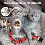 Creative Smart Sensing Cat Toys Electric Snake Interactive Toys USB Charging - Image 2