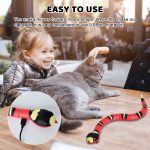 Creative Smart Sensing Cat Toys Electric Snake Interactive Toys USB Charging - Image 3