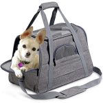 Pet Carrier Bag Portable Dog Backpack With Mesh Window Airline Approved