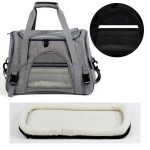 Pet Carrier Bag Portable Dog Backpack With Mesh Window Airline Approved - Image 3