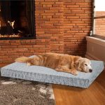 Orthopedic Short Plush Waterproof Large Dog Bed Washable