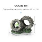 Resin Aquarium Ornaments Decorations Artificial Car Landscaping Accessories For Fish Tank - Image 5