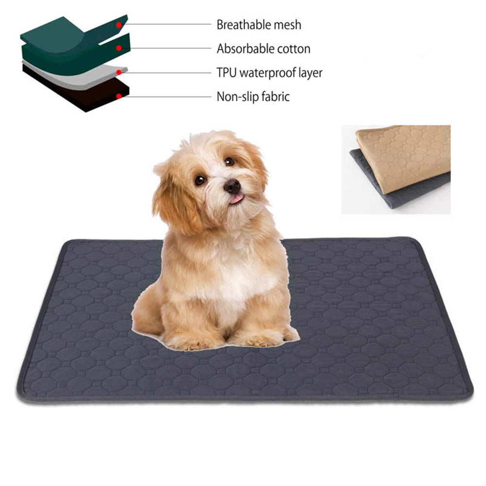 Anti-slip Dog Pee Pad Blanket Reusable Absorbent Diaper Washable Puppy Training Anti-slip Dog Pee Pad Blanket Reusable Absorbent Diaper Washable Puppy Training