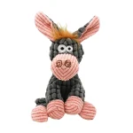 Cute Donkey Plush Toy Squeaky Pet Molar Chewing Toy - Image 2