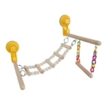Bird swing, wooden, bird toys