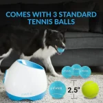 Automatic Ball Launcher for Medium to Large Dogs, Indoor and Outdoor, Includes 3 Standard Size Tennis Balls - Image 4