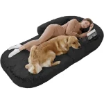 Orthopedic Bed for Large Dogs and Humans, 71 x 45 x 10 Inches, Size that Fits You and Your Pet