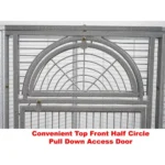 Oversized 64" bird cage, 1/2 inch widely spaced post spacing. - Image 4