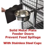 Oversized 64" bird cage, 1/2 inch widely spaced post spacing. - Image 2